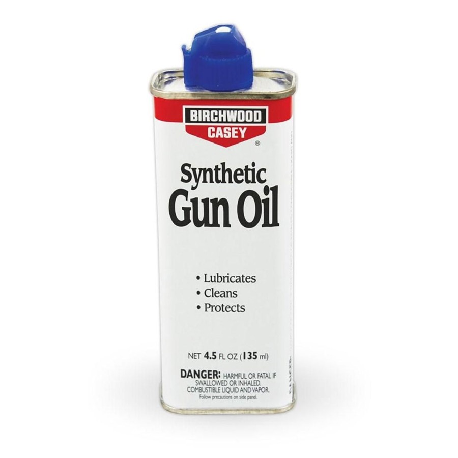 Shooting Birchwood Casey Cleaning Supplies | Birchwood Casey Synthetic Gun Oil Spout Can - 4.5 Oz