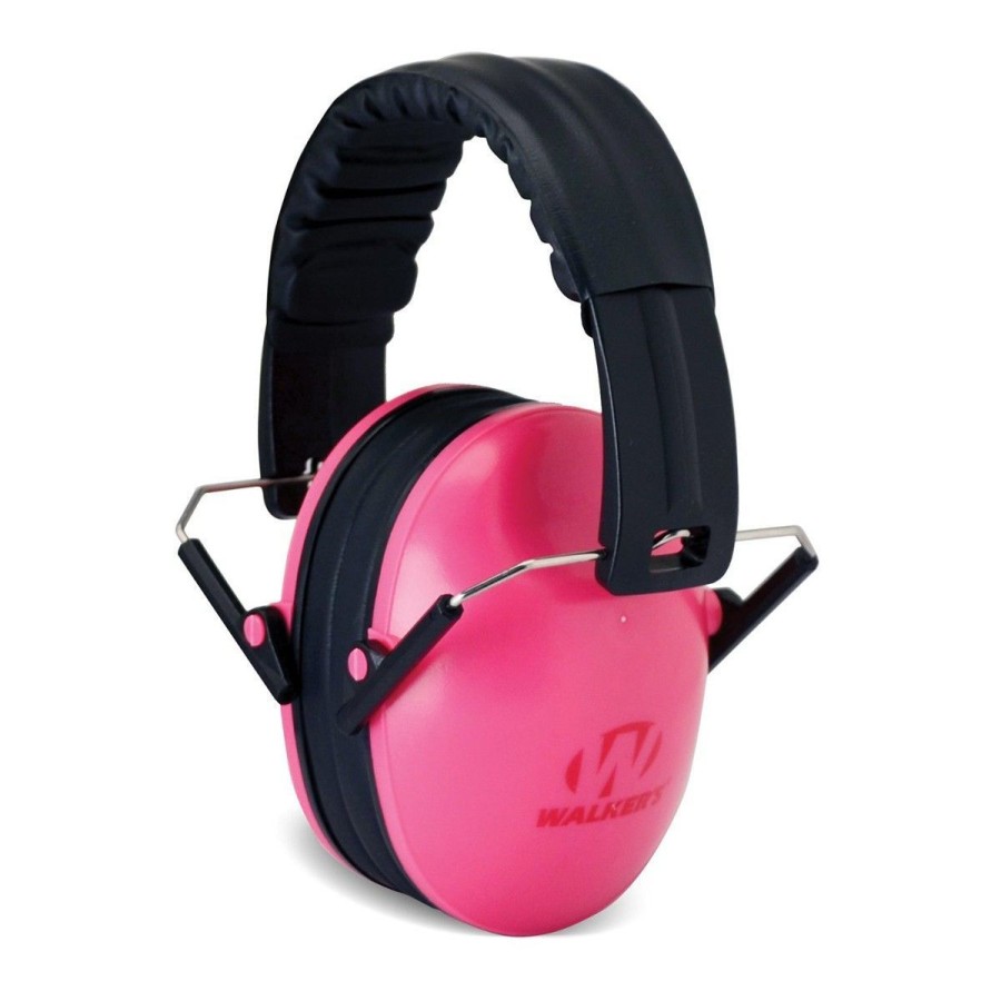 Shooting Walkers Hearing Protection | Walkers Folding Kid Muff - Pink