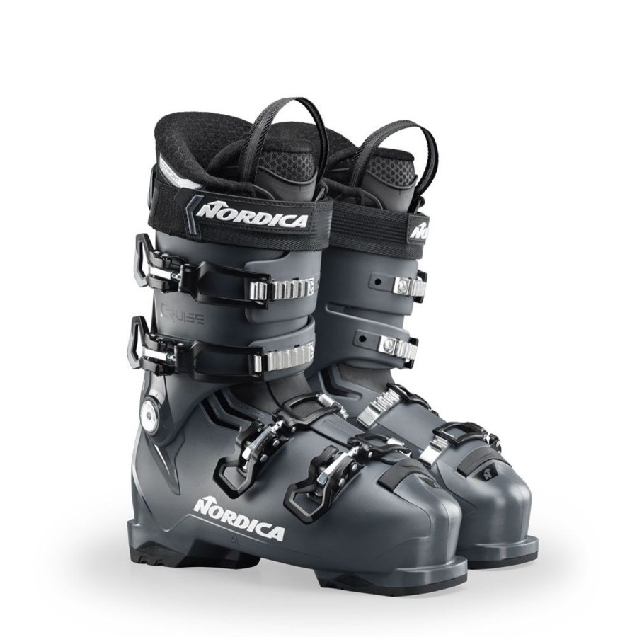 Snow Sports Nordica Downhill Ski Boots | Nordica Mens' Cruise 100 Ski Boot - Anthracite/Black/White