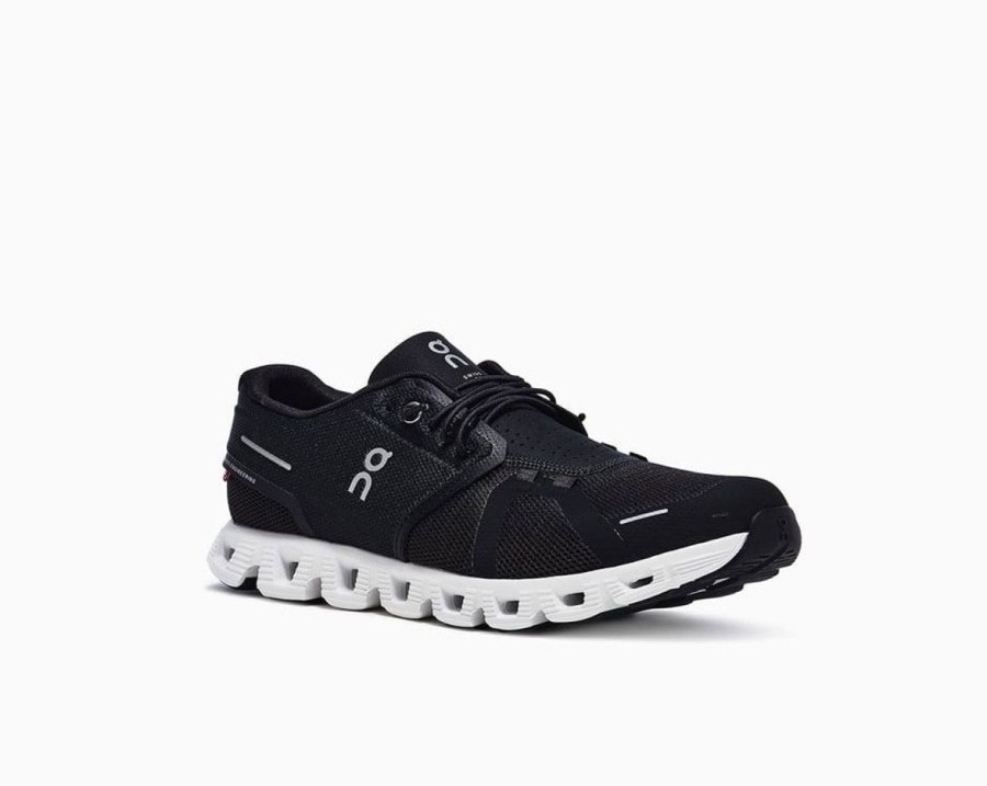 Footwear On Running Men'S Athletic Shoes | On Running Men'S Cloud 5 Running Shoes - Black/White