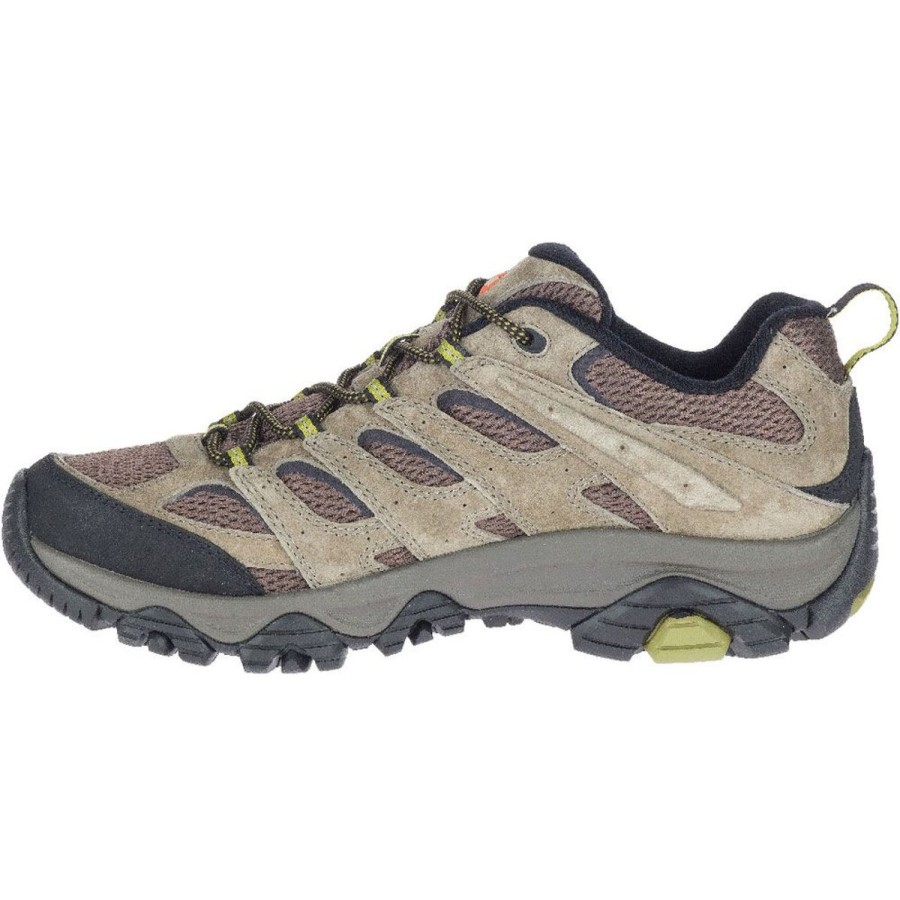 Footwear Merrell Men'S Hiking Shoes | Merrell Men'S Moab 3 Low Vented Hiking Shoes - Walnut/Moss