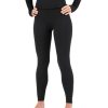 Clothing Terramar Baselayers | Terramar Women'S Cloud Nine 2.0 Plus Tight - Black