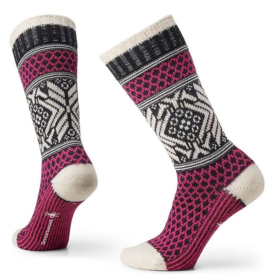 Footwear Smartwool Women'S Socks | Smartwool Womens' Everyday Popcorn Snowflake Charcoal