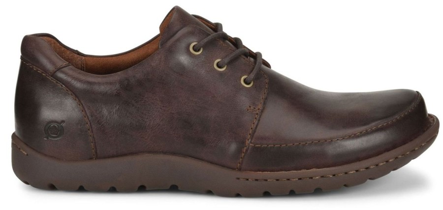 Footwear Born Men'S Casual Shoes | Born Men'S Nigel 3-Eye Shoes - Brown