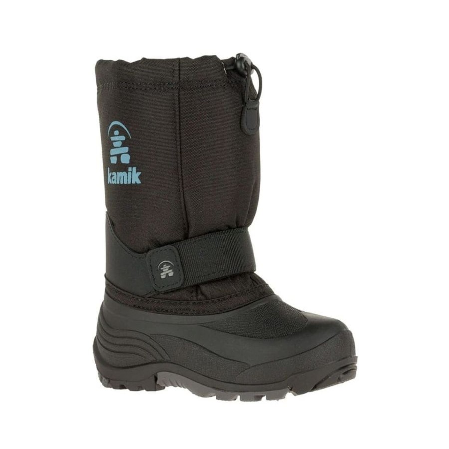 Footwear Kamik Kids' Boots | Kamik Kid'S Kamik Rocket Winter Boots - Black