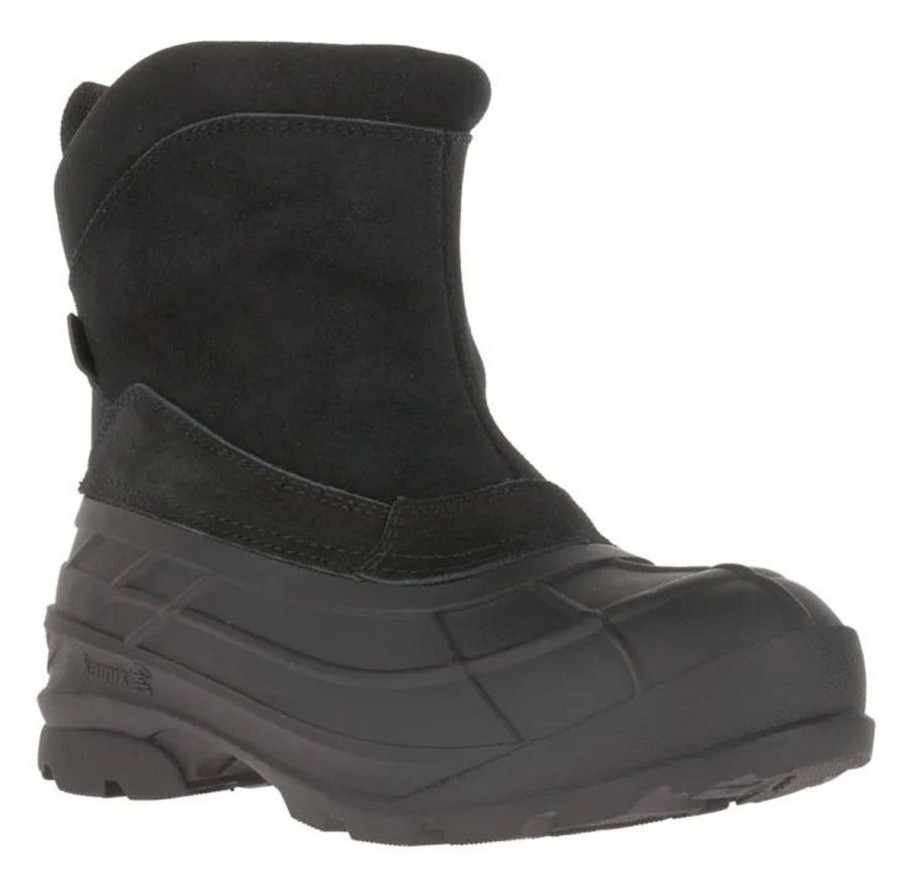 Footwear Kamik Men'S Winter Boots | Kamik Men'S Kamik Champlain 3 -40F Side Zip - Black