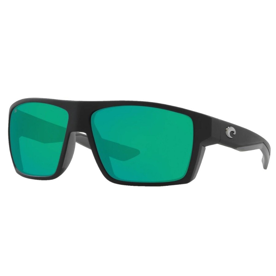 Clothing Costa Del Mar | Costa Del Mar Bloke 580G Sunglasses - Matte Black/Gray/Green Mirror