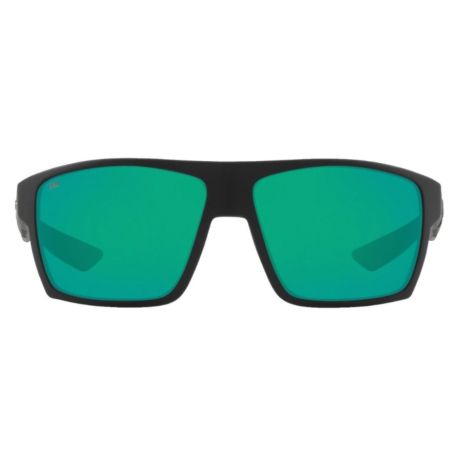 Clothing Costa Del Mar | Costa Del Mar Bloke 580G Sunglasses - Matte Black/Gray/Green Mirror