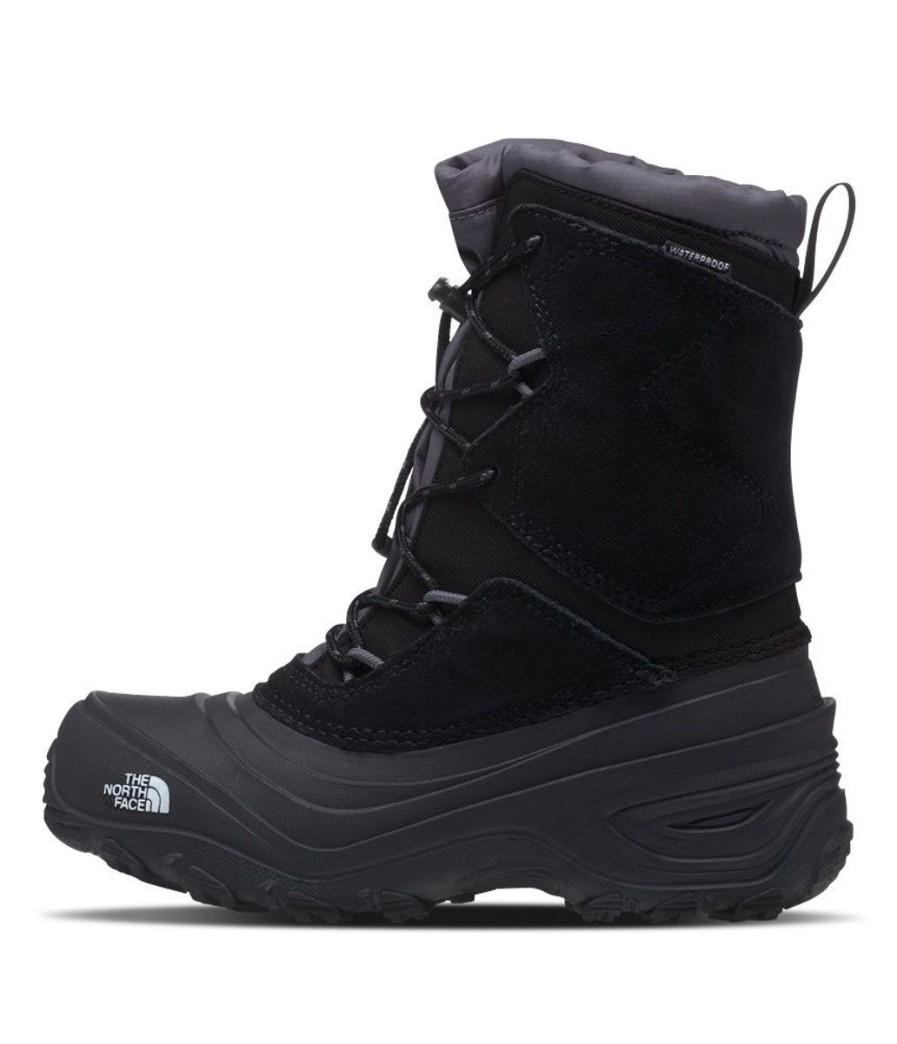 Footwear The North Face Kids' Boots | The North Face Youth Alpenglow V Waterproof Boots - Tnf Black/Van Gray