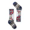 Footwear Smartwool Kids' Socks | Smartwool Kids' Wintersport Full Cushion Yeti Over-The-Calf Sock - Alpine Blue