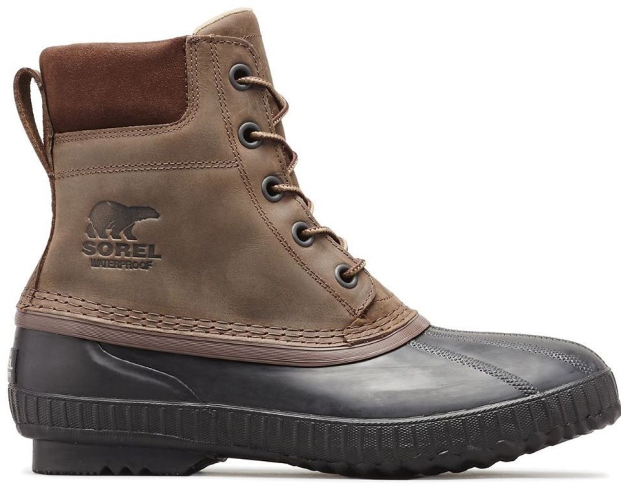 Footwear Sorel Men'S Winter Boots | Sorel Men'S Cheyanne Ii Lace Duck Boot - Tobacco, Black