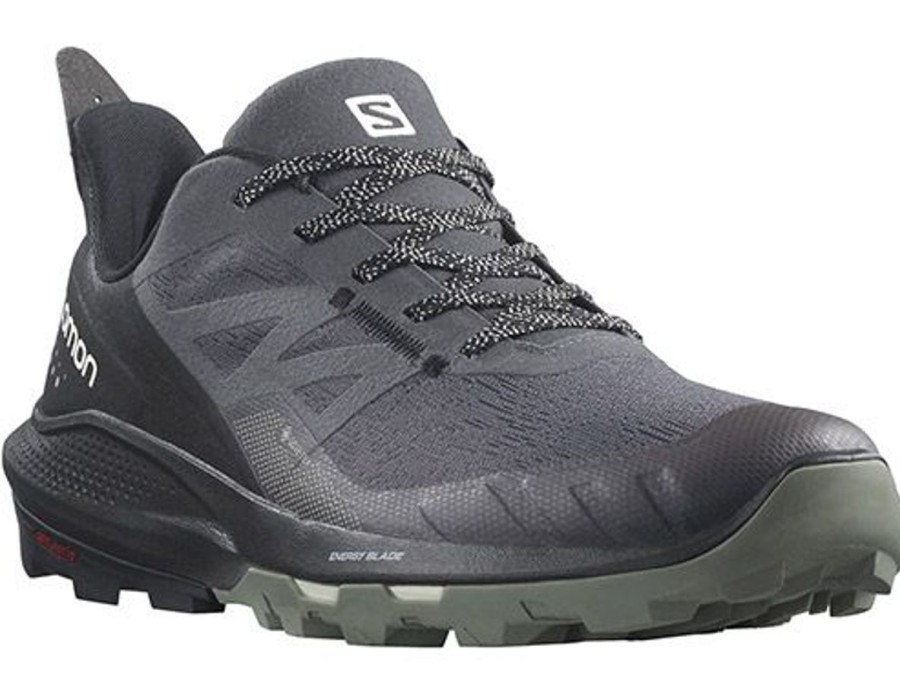 Footwear Salomon Men'S Hiking Shoes | Salomon Men'S Salomon Outpulse Gtx Trail Shoe - Magnet/Black/Wrought Iron