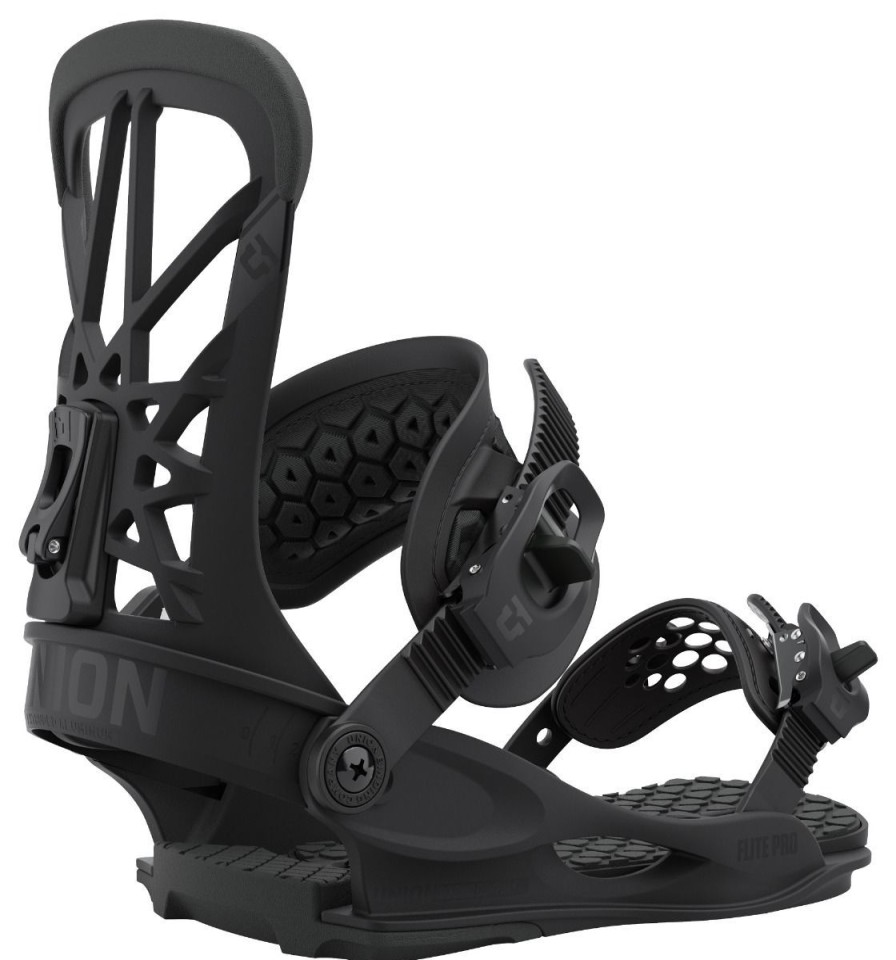 Snow Sports Union Snowboard Bindings | Union Flite Pro Snowboard Bindings - Black 2022