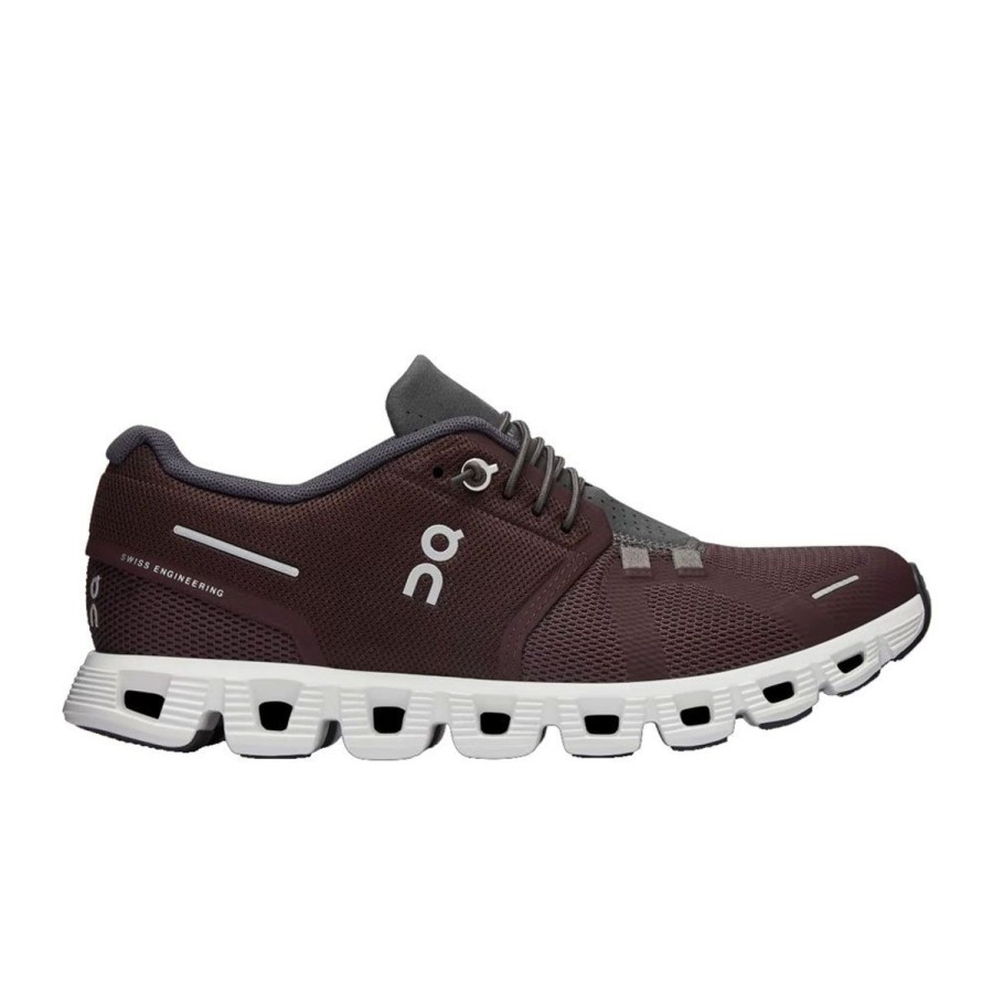 Footwear On Running Women'S Athletic Shoes | On Running Womens' Cloud 5 Running Shoes - Mulberry /Eclipse Mulberry/Eclips