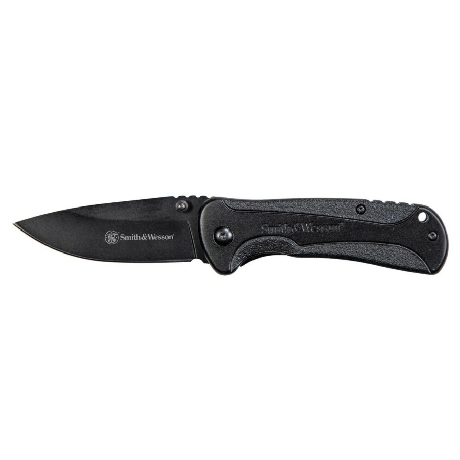 Camping Smith + Wesson Knives | Smith + Wesson 1084304Drop Point Folding Knife