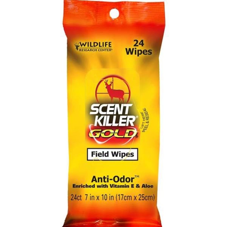 Hunting Wildlife Research | Wildlife Research Scent Killer Gold Field Wipes