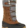 Footwear Kamik Women'S Hiking Boots | Kamik Women'S Kamik Snowgem -40F Waterproof Boot - Cognac