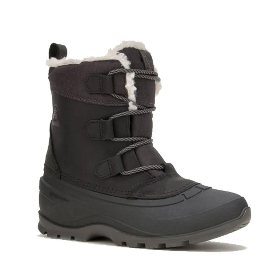 Footwear Kamik Women'S Hiking Boots | Kamik Women'S Kamik Snowgem Lo -40F Waterproof Boot Black