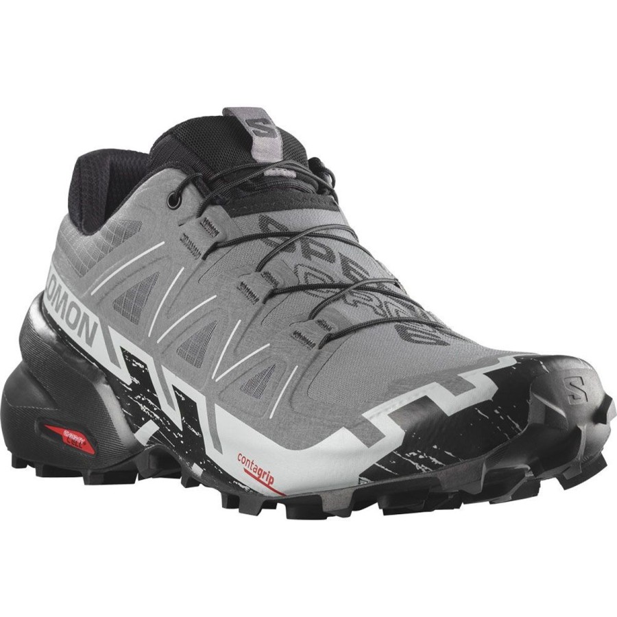 Footwear Salomon Men'S Hiking Shoes | Salomon Men'S Speedcross 6 Trail Running Shoes - Quiet Shade/Black/Pearl Blue