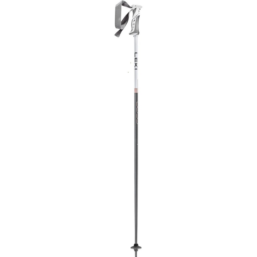 Snow Sports Leki Downhill Ski Poles | Leki Bliss Poles White