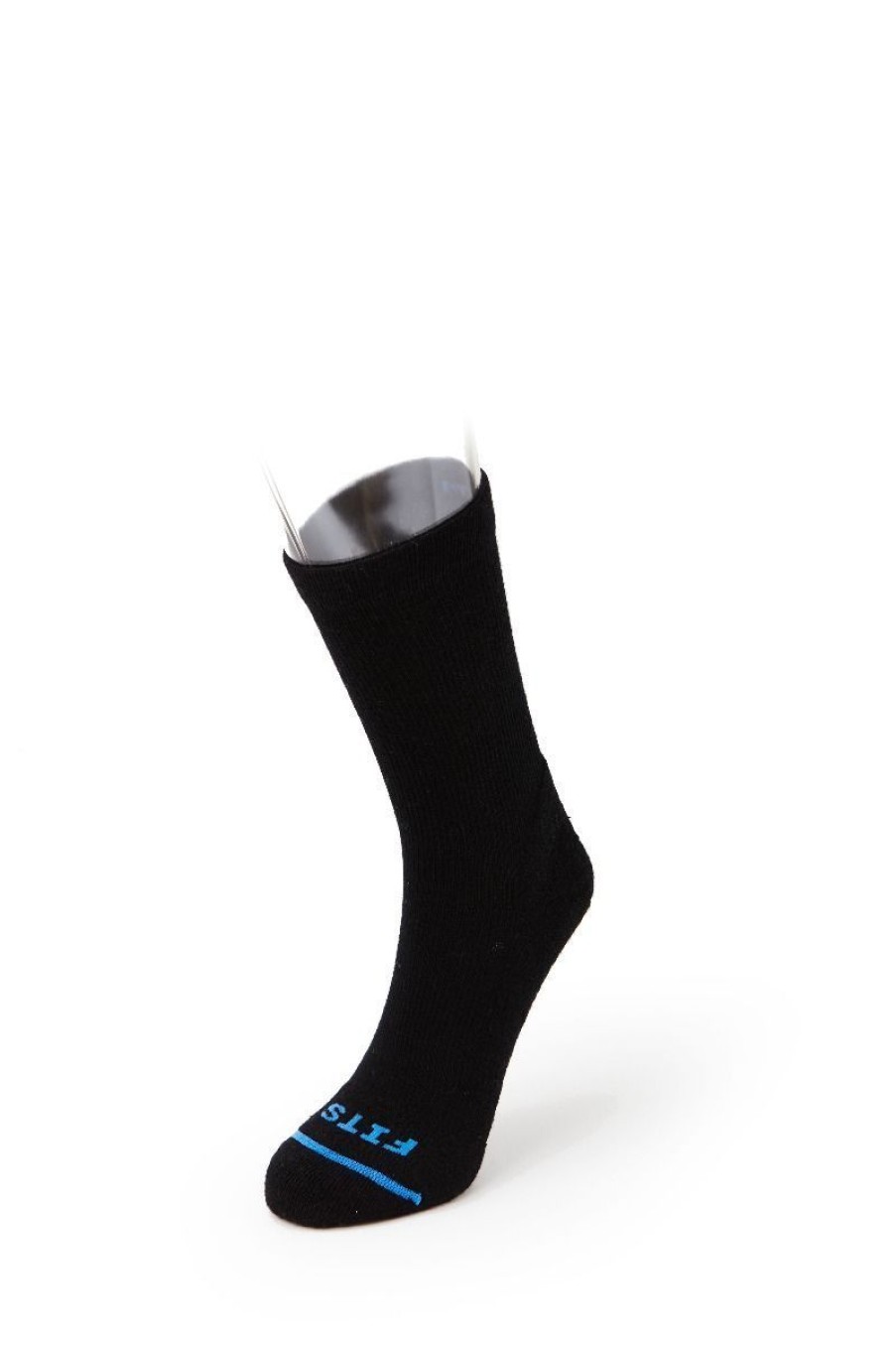 Footwear Fits Socks Men'S Socks | Fits Socks Mens' Light Nordic Crew - Black