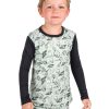 Clothing Blackstrap Boys' Clothing | Blackstrap Youth Therma Crew Baselayer Top - Skulls & Roses