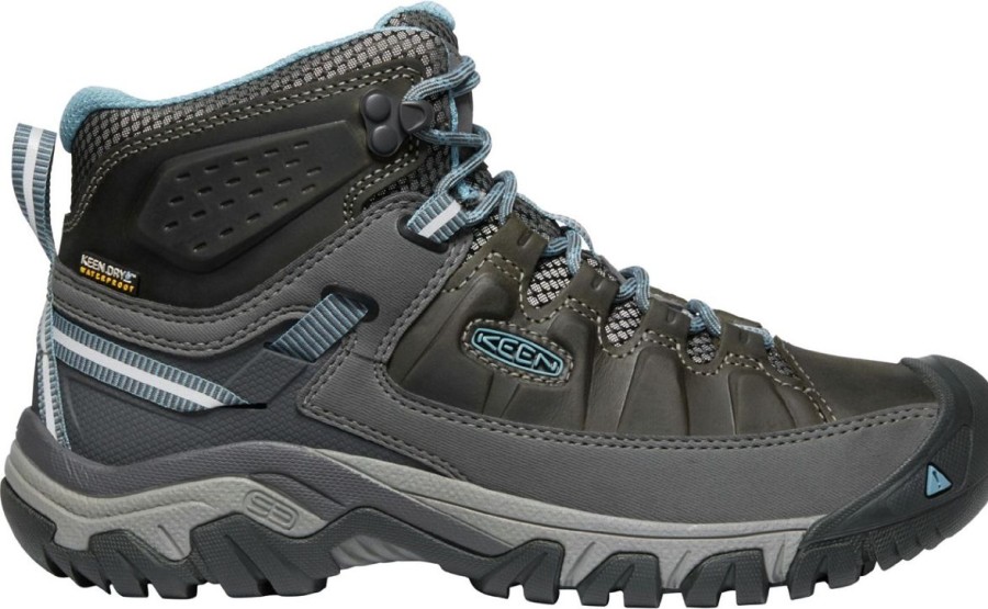 Footwear Keen Women'S Hiking Boots | Keen Women'S Keen Targhee Iii Waterproof Mid Boot - Magnet / Atlantic Blue