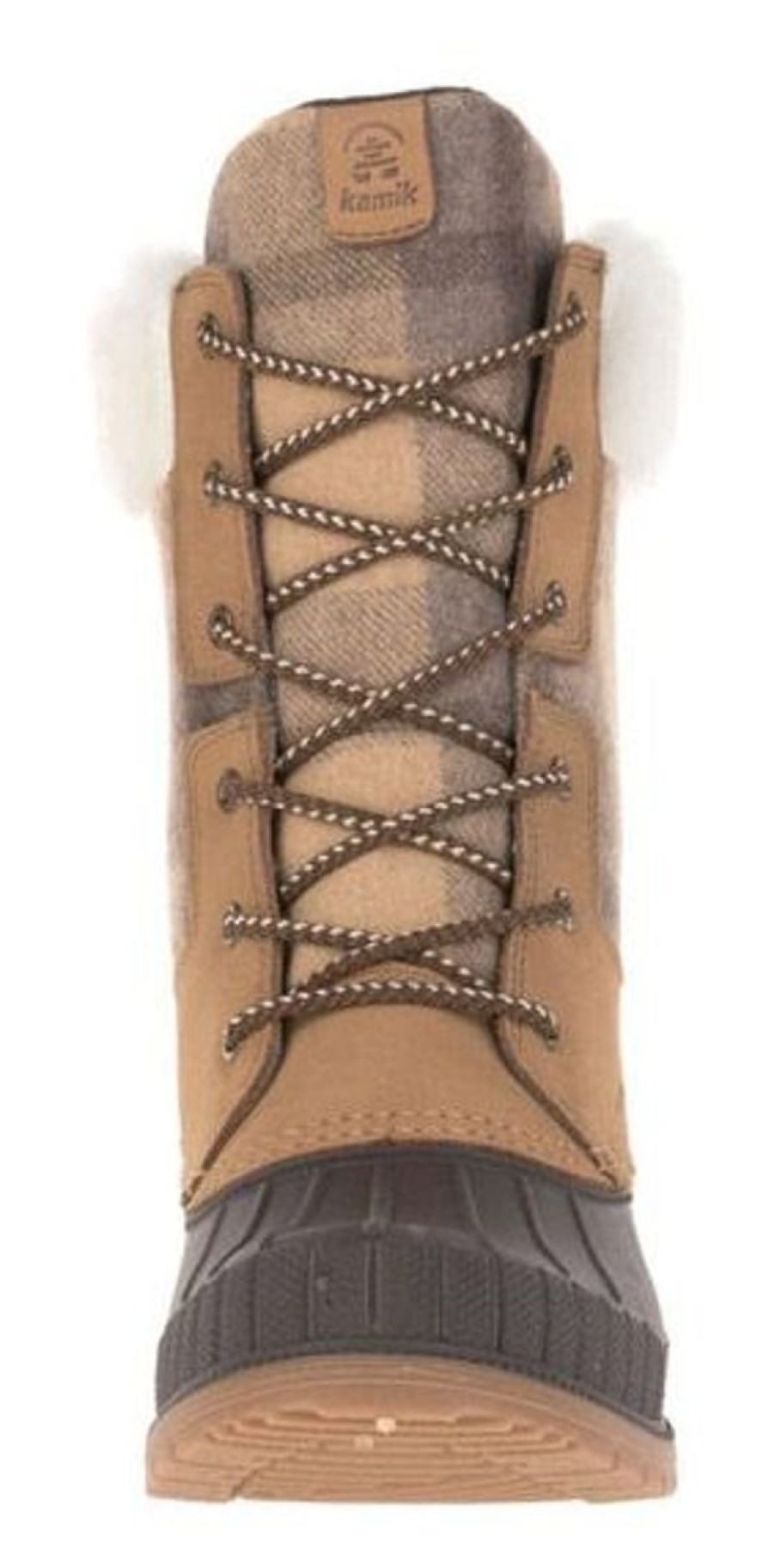 Footwear Kamik Women'S Winter Boots | Kamik Women'S Kamik Sienna Cuff -4F Waterproof - Tan