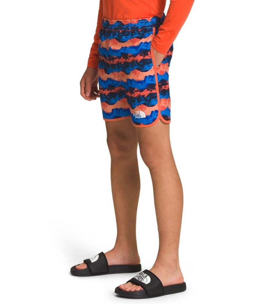 Clothing The North Face Boys' Clothing | The North Face Boy'S Amphibious Class V Short - Retro Orange