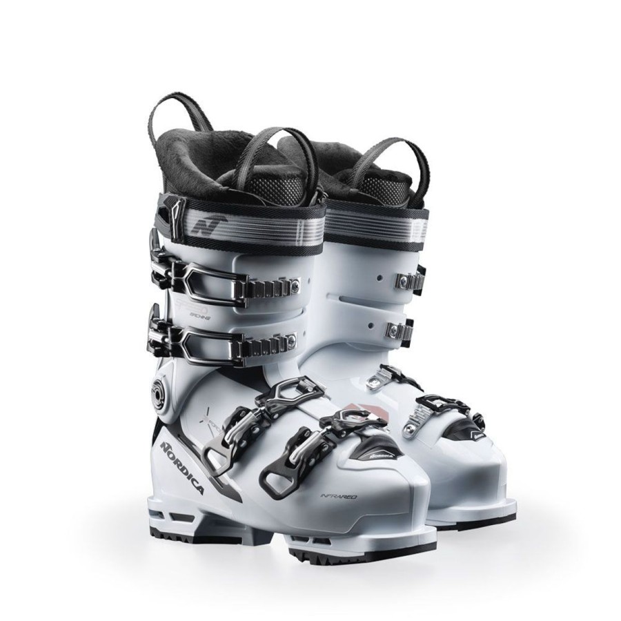 Snow Sports Nordica Downhill Ski Boots | Nordica Womens' Speedmachine 3 85 Ski Boot - White/Black/Anthracite