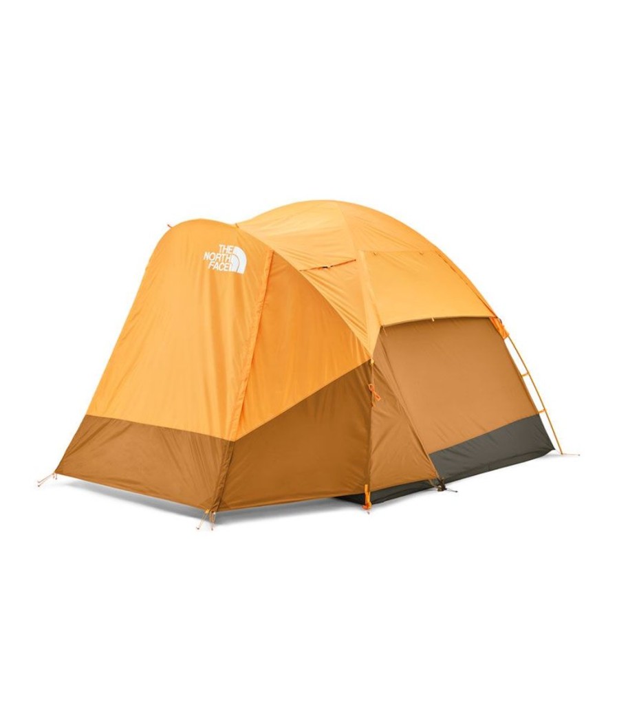 Camping The North Face Tents | The North Face Wawona 4 Person Tent - Light Exuberance Orange