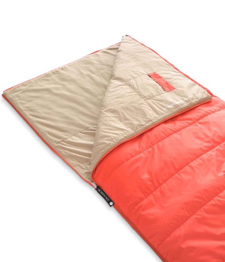 Camping The North Face Sleeping Bags | The North Face Wawona Bed 35 Sleeping Bag Regular - Retro Orange