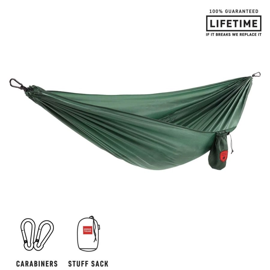 Camping Grand Trunk Hammocks | Grand Trunk Ultralight Starter Hammock - Green