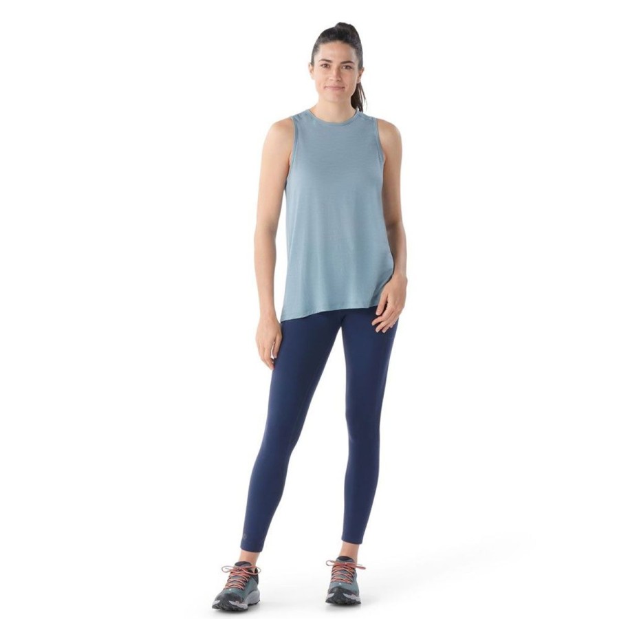 Clothing Smartwool Shirts | Smartwool Womens' Active Ultralite High Neck Tank - Lead