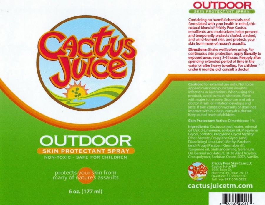 Camping Cactus Insect Protection | Cactus Eco Spray Skin Protectant