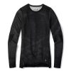 Clothing Smartwool Baselayers | Smartwool Women'S Intraknit Merino 200 Crew - Black-White