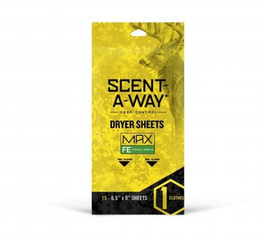 Hunting Scent-a-way | Scent-A-Way Scent-A-Way Max Fresh Earth Dryer Sheets