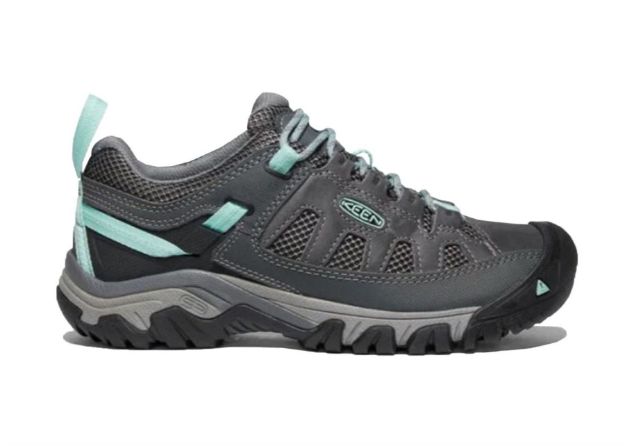 Footwear Keen Women'S Hiking Shoes | Keen Women'S Keen Targhee Vent - Steel Gray/Ocean Wave