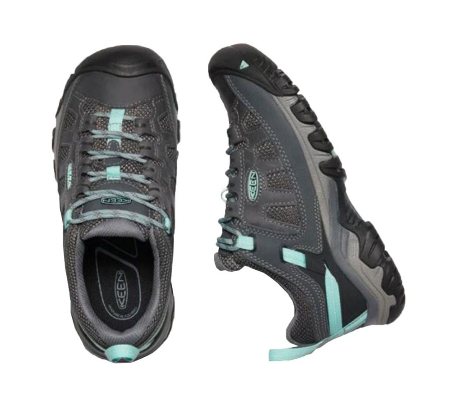 Footwear Keen Women'S Hiking Shoes | Keen Women'S Keen Targhee Vent - Steel Gray/Ocean Wave