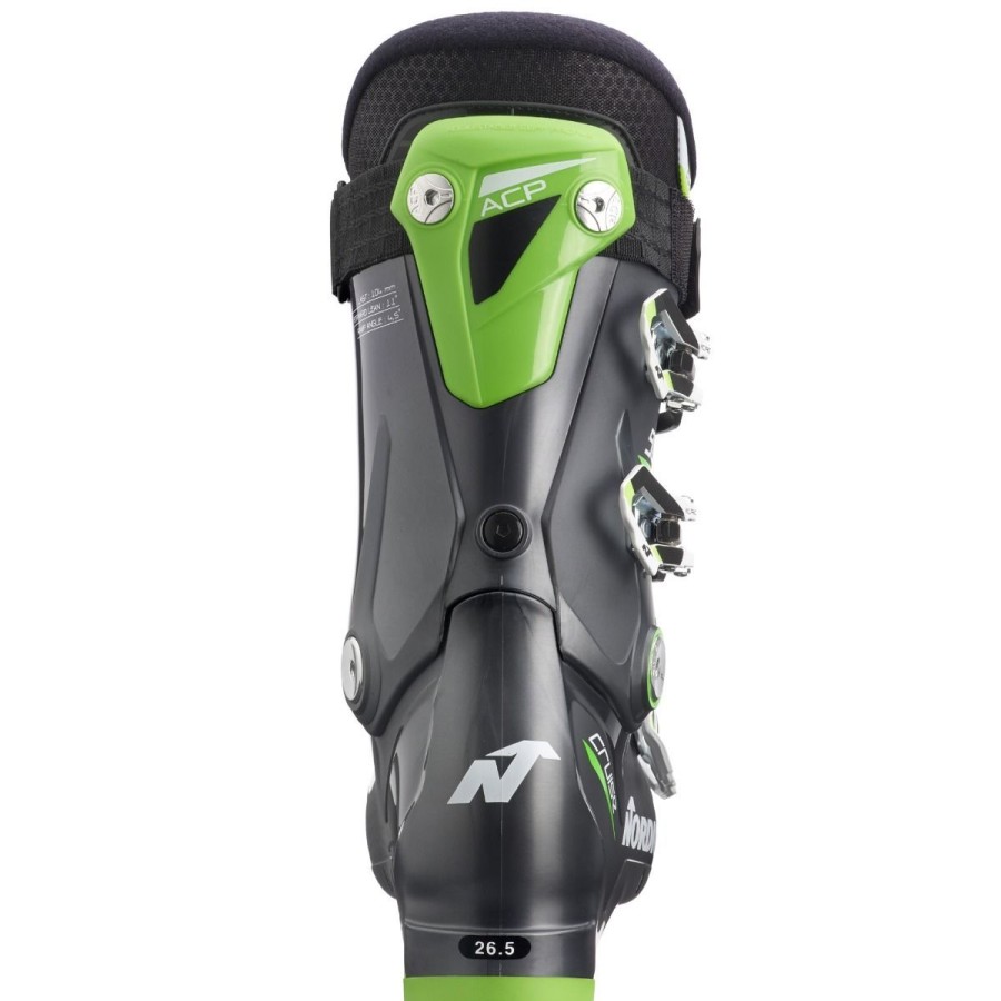 Snow Sports Nordica Downhill Ski Boots | Nordica Cruise 90 Boot 104Mm 20/21 - Anthracite/Green/White