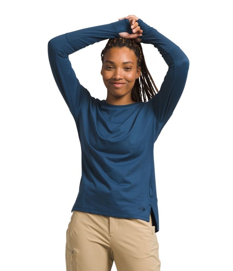 Clothing The North Face Shirts | The North Face Women'S Dawndream Longsleeve - Shady Blue