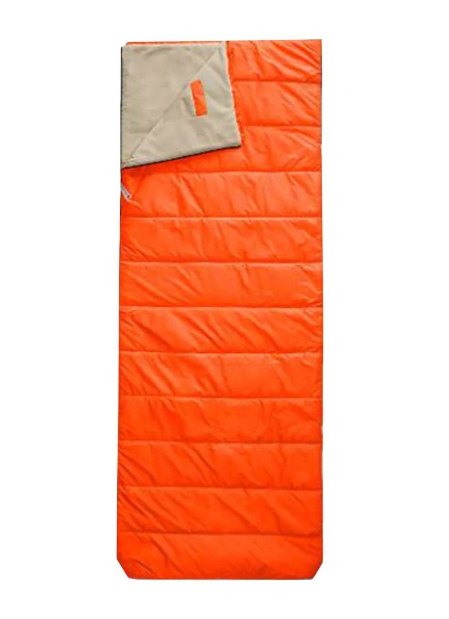 Camping The North Face Sleeping Bags | The North Face Eco Trail Bed 35 Sleeping Bag (Regular/Lh) - Persian Orange/Twill Beige