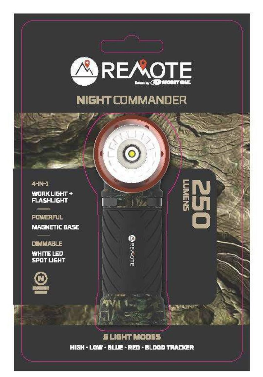 Camping Remote Flashlights | Remote Night Commander Blood Tracker 250 Lumens