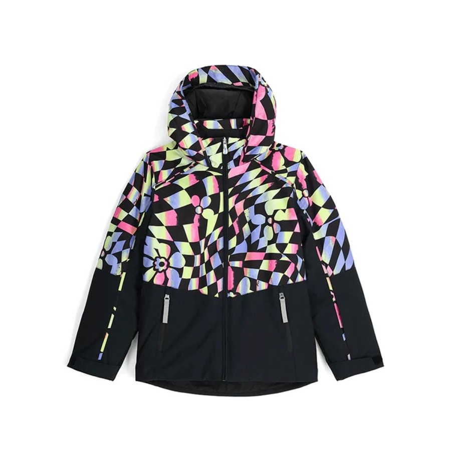 Clothing Spyder Girls' Clothing | Spyder Girls' Conquer Jacket Multi