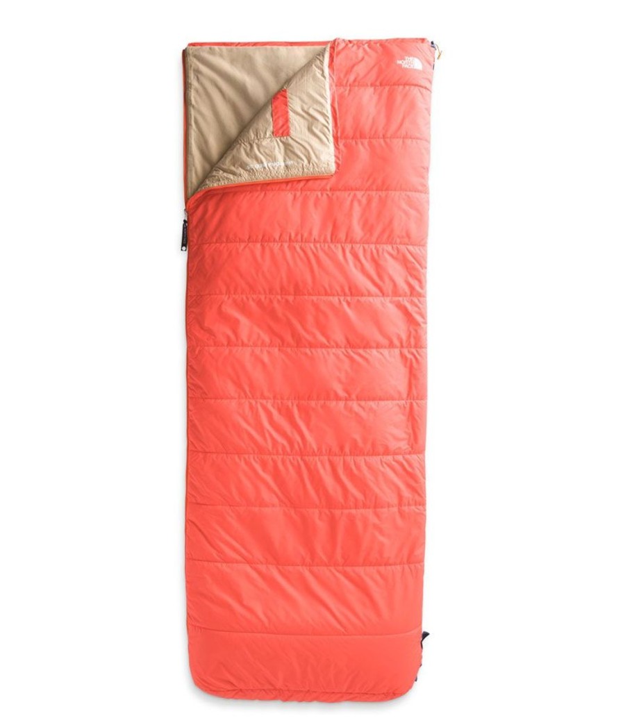 Camping The North Face Sleeping Bags | The North Face Wawona Bed 35 Sleeping Bag Long - Retro Orange