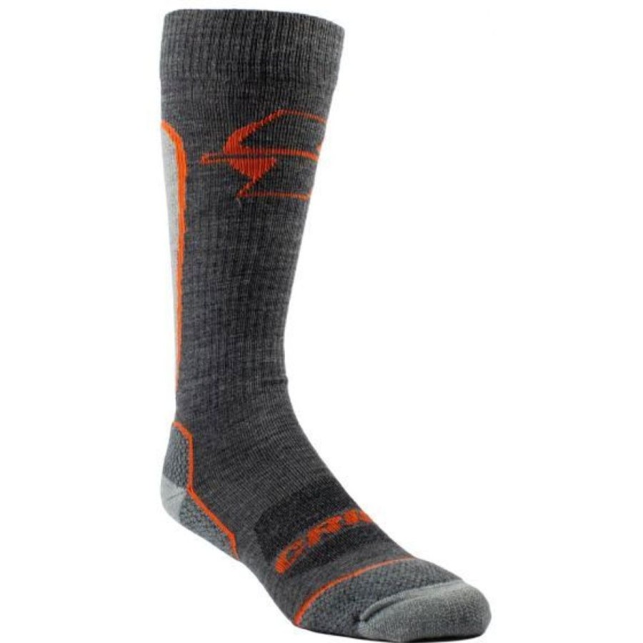 Footwear Crispiboot Men'S Socks | Crispiboot Manti Lightweight Mid-Calf Sock - Charcoal