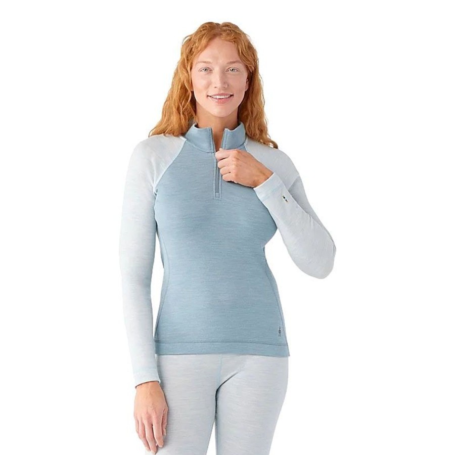 Clothing Smartwool Baselayers | Smartwool Women'S Classic Thermal 1/4 Zip