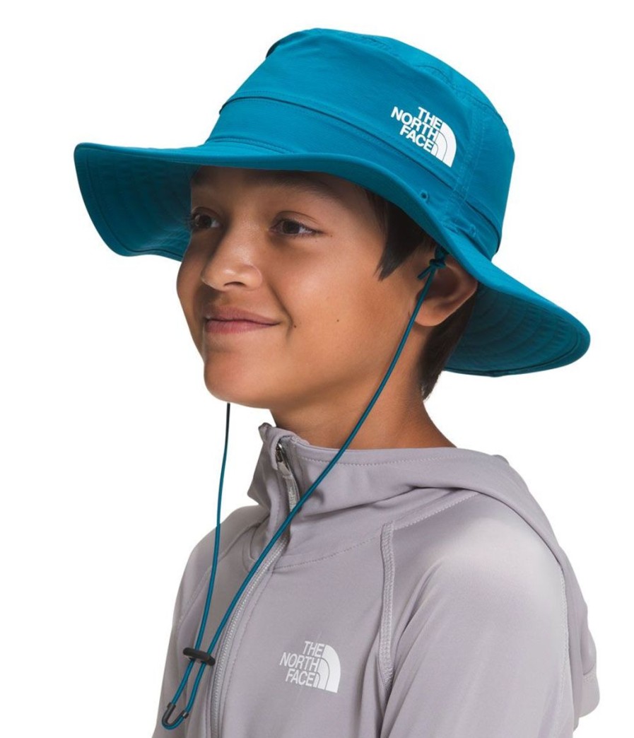 Clothing The North Face Kids' Accessories | The North Face Youth Horizon Brimmer Hat - Banff Blue