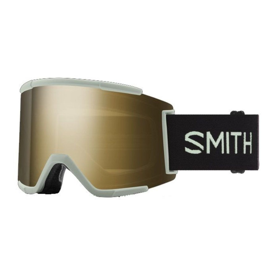 Snow Sports Smith Unisex Goggles | Smith Squad Xl Goggle - Smith X Tnf Jess Kimura + Chromapop Sun Black Gold Mirror Lens