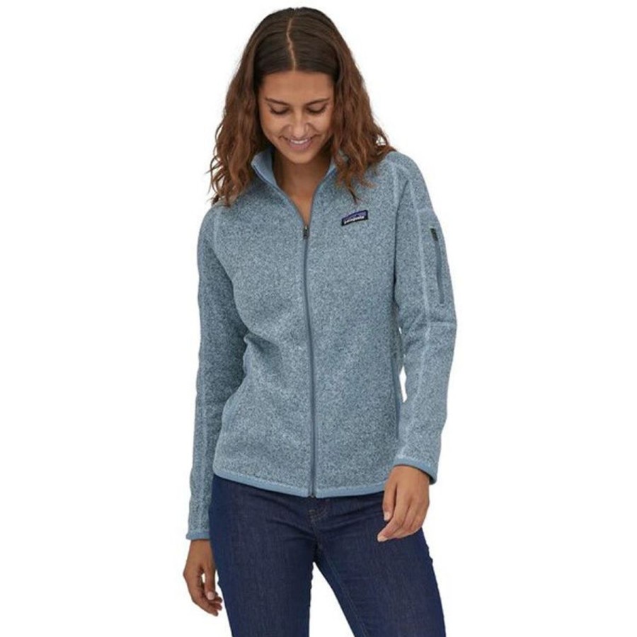 Clothing Patagonia Jackets | Patagonia Women'S Better Sweater Fleece Jacket - Steam Blue